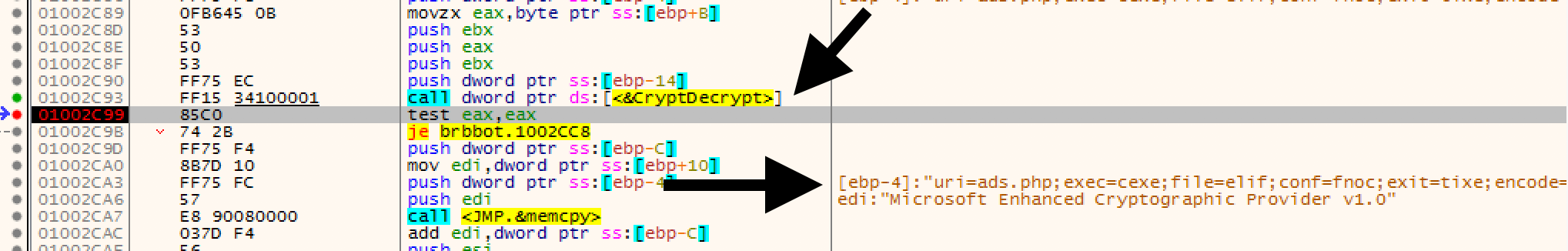 CryptDecrypt